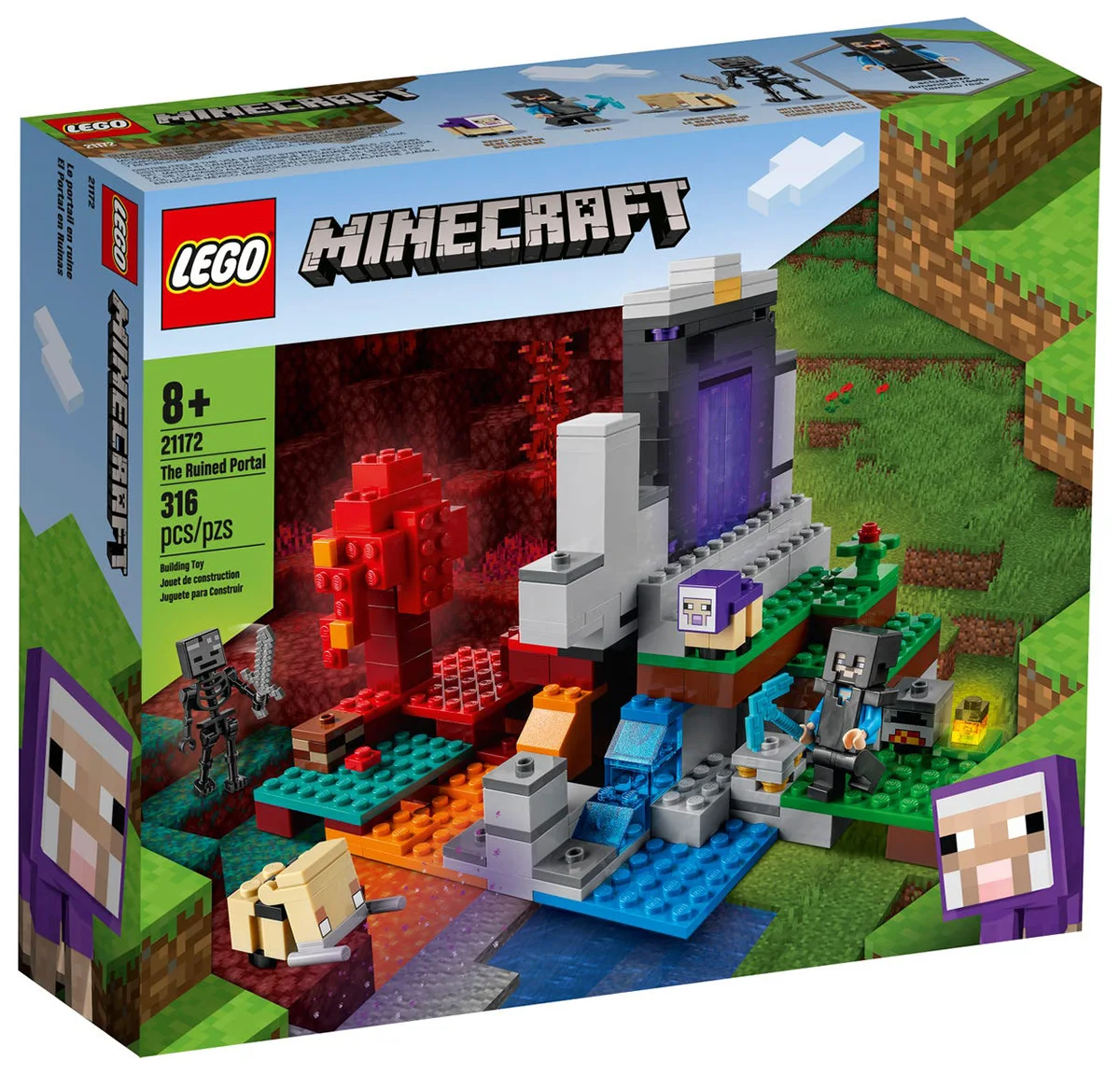 LEGO® Minecraft 21172 Il portale in rovina - vue 2