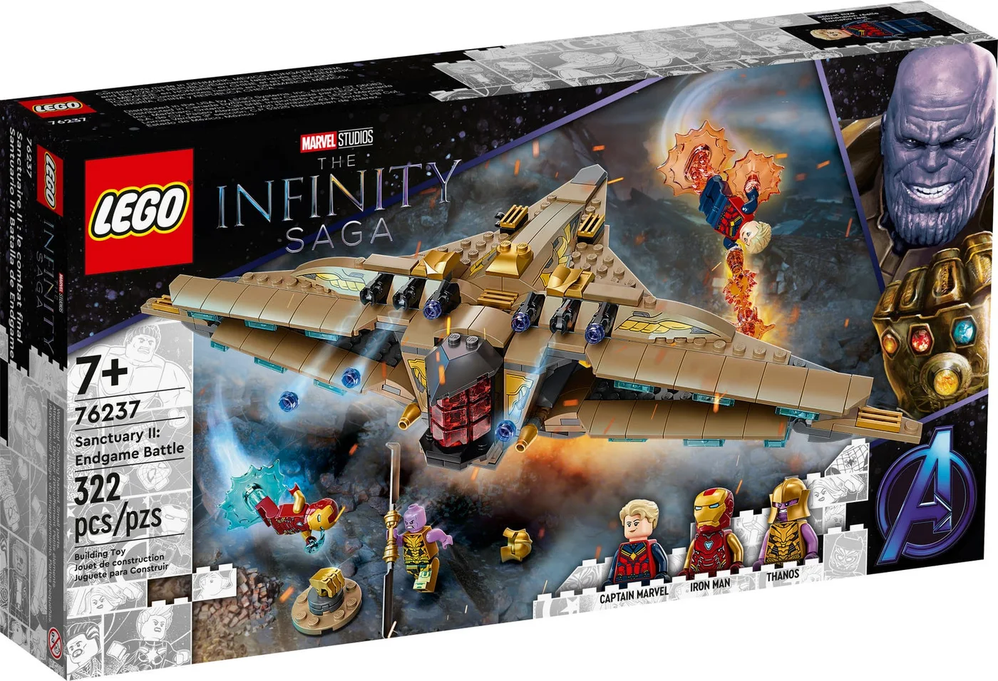 LEGO® Marvel Super Heroes 76237 Sanctuary II: battaglia finale - vue 4