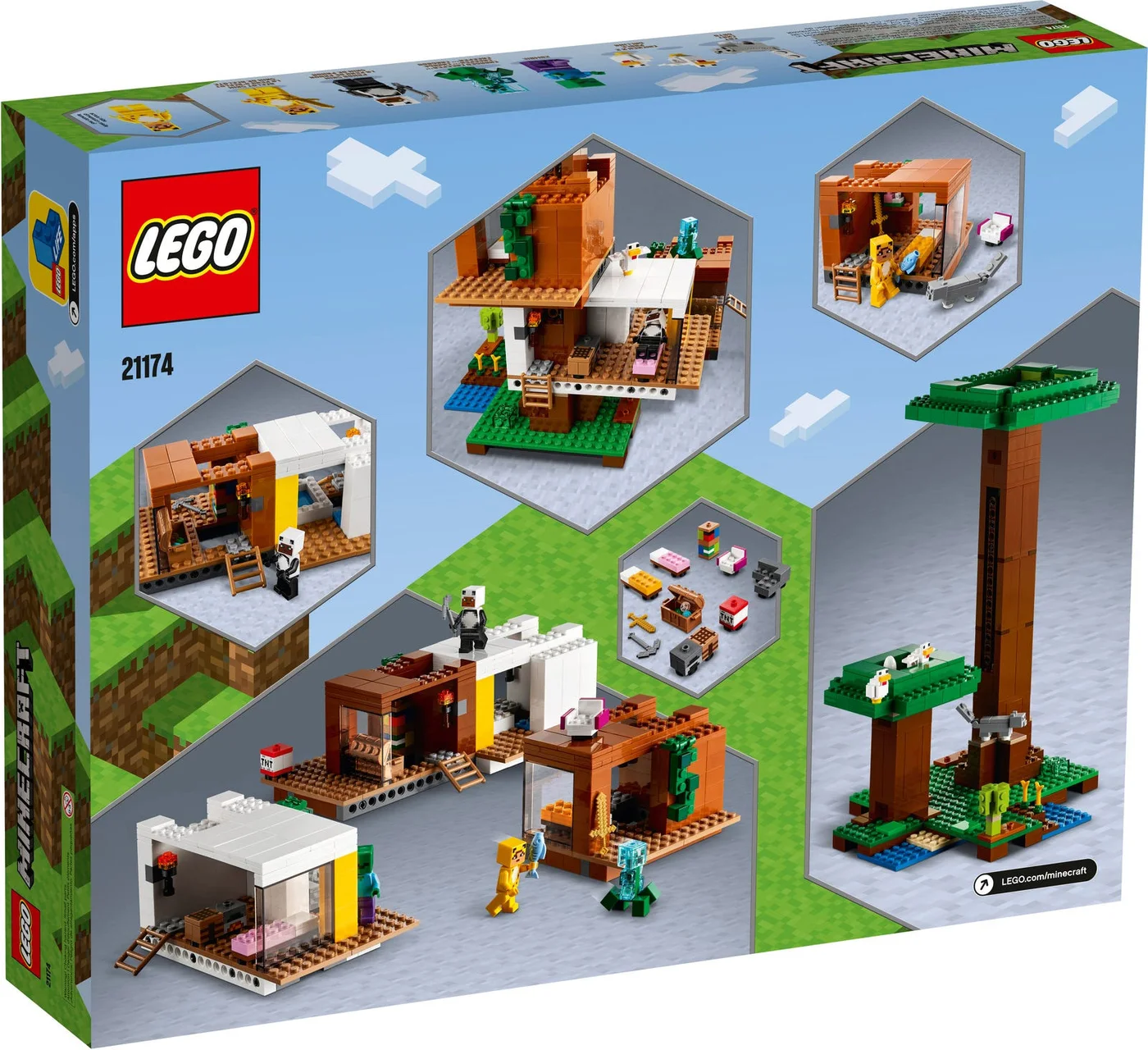 LEGO® Minecraft 21174 La casa sull’albero moderna - vue 11