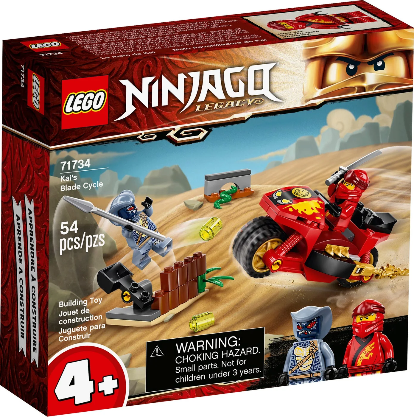 LEGO® NINJAGO 71734 La moto di Kai - vue 2