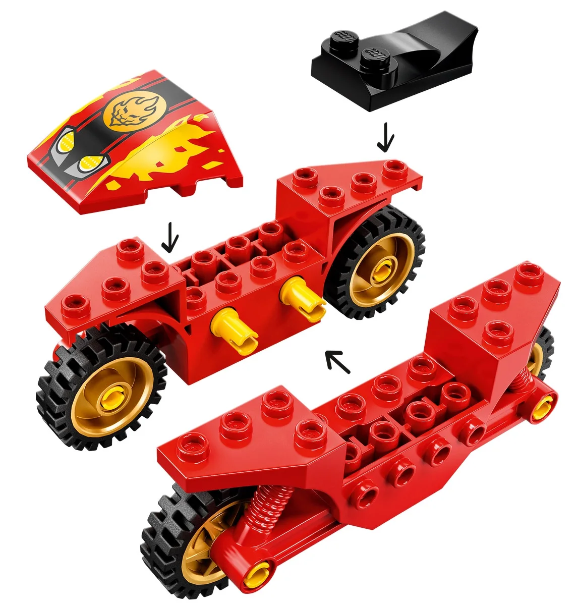 LEGO® NINJAGO 71734 La moto di Kai - vue 4