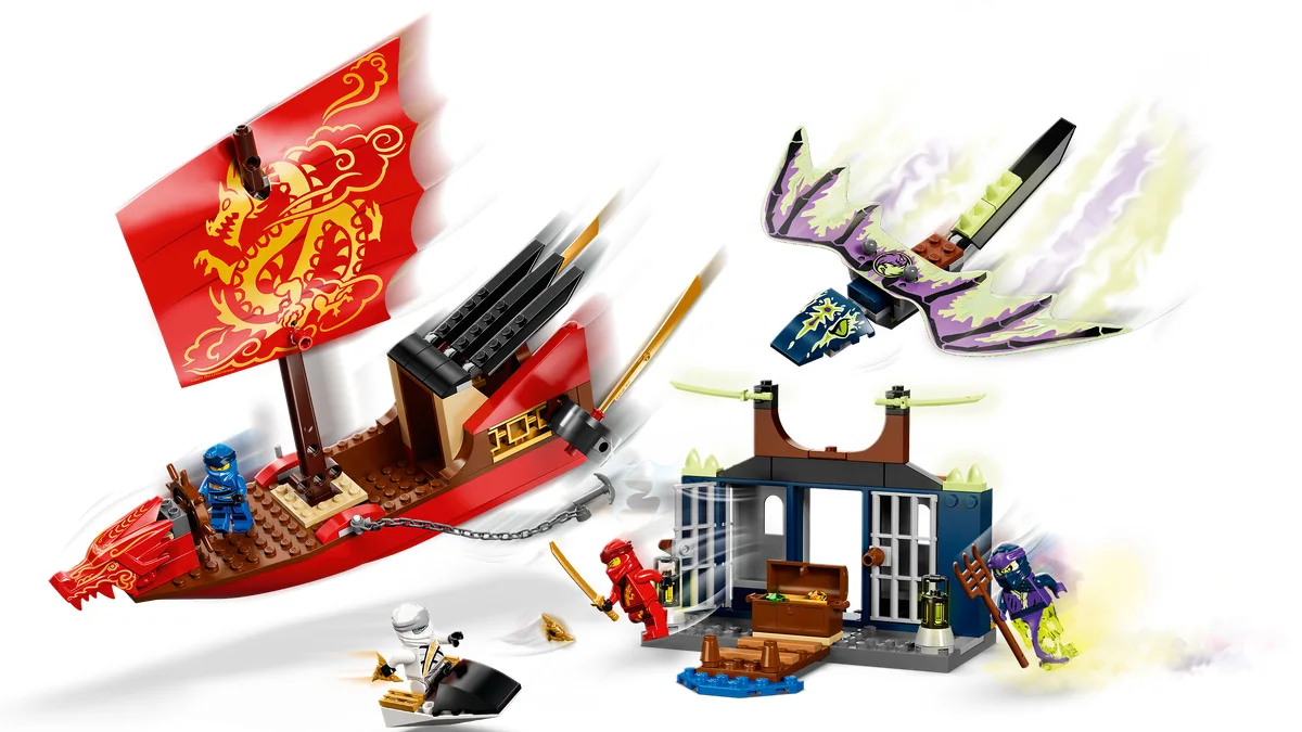 LEGO® NINJAGO 71749 Il volo finale del Vascello del Destino - vue 4