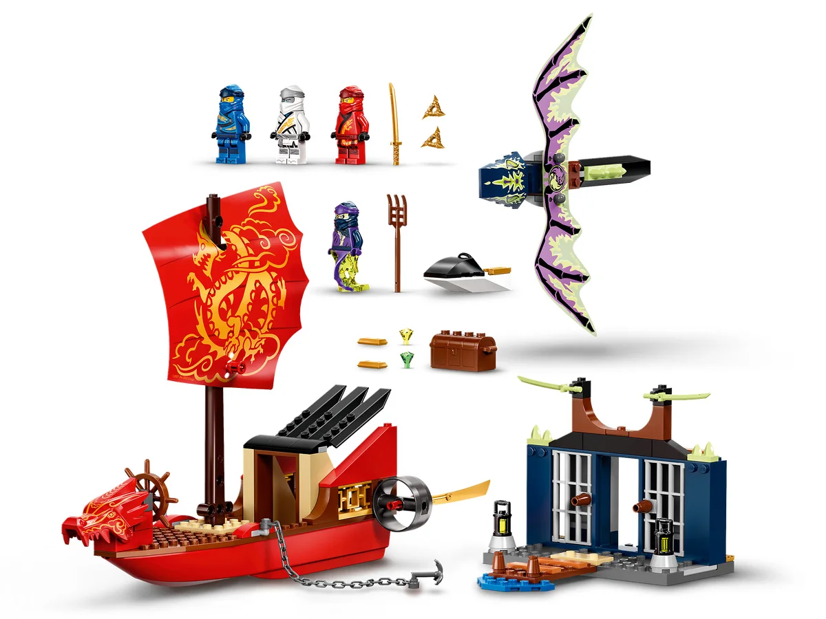 LEGO® NINJAGO 71749 Il volo finale del Vascello del Destino - vue 6