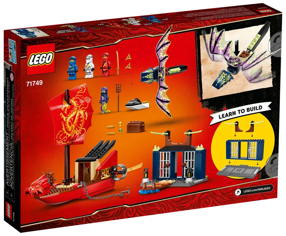 LEGO® NINJAGO 71749 Il volo finale del Vascello del Destino - vue 9