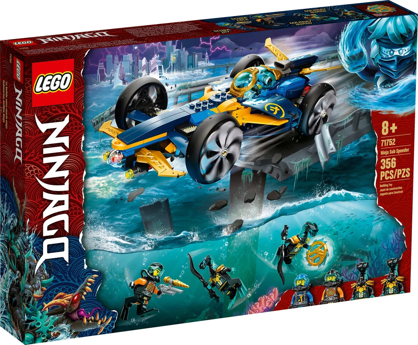LEGO® NINJAGO 71752 Bolide subacqueo dei Ninja - vue 4