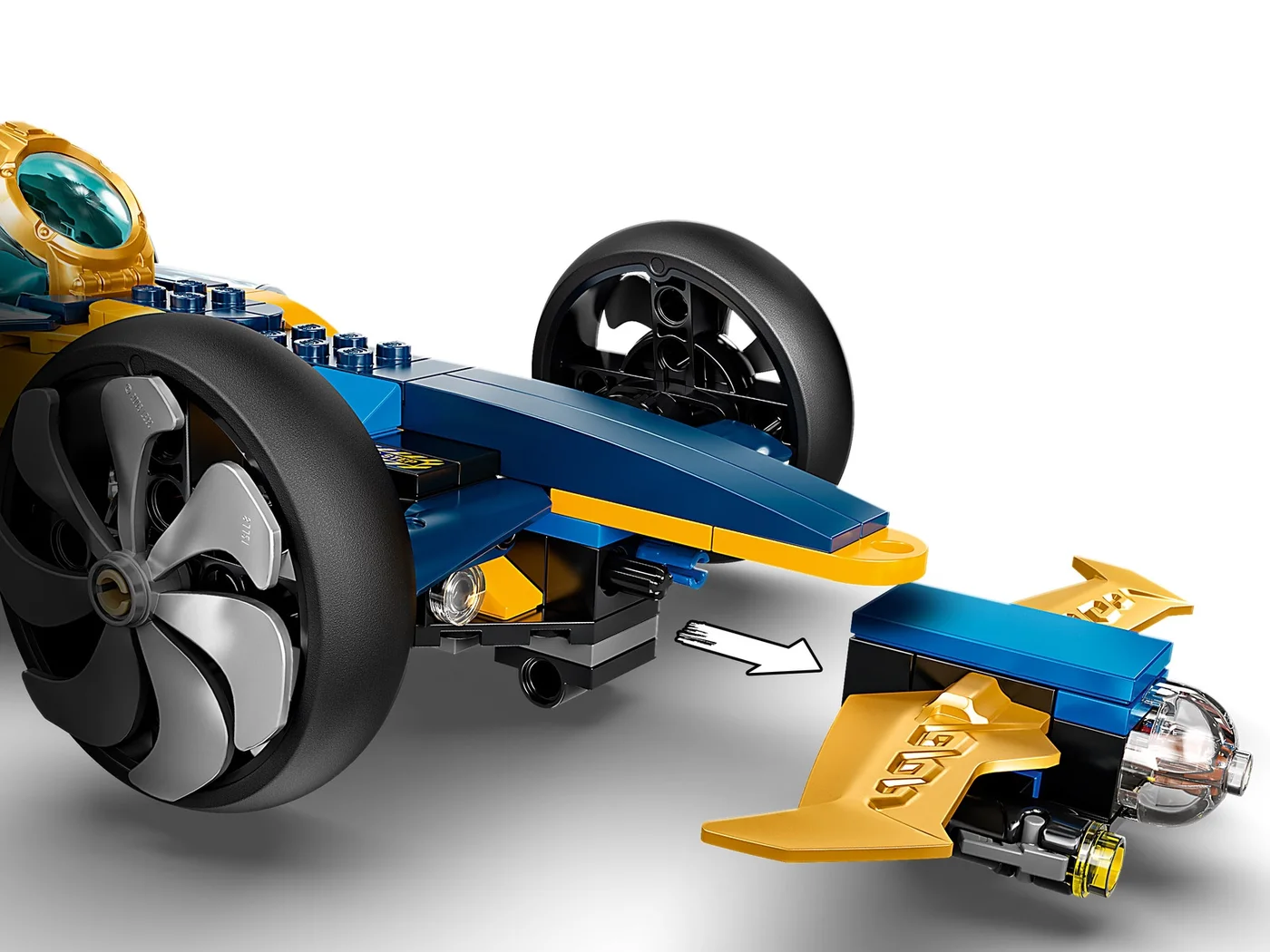 LEGO® NINJAGO 71752 Bolide subacqueo dei Ninja - vue 5