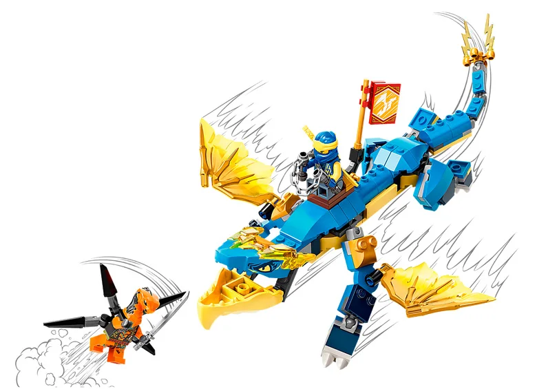 LEGO® Ninjago 71760 Dragone del tuono di Jay – EVOLUTION - vue 3