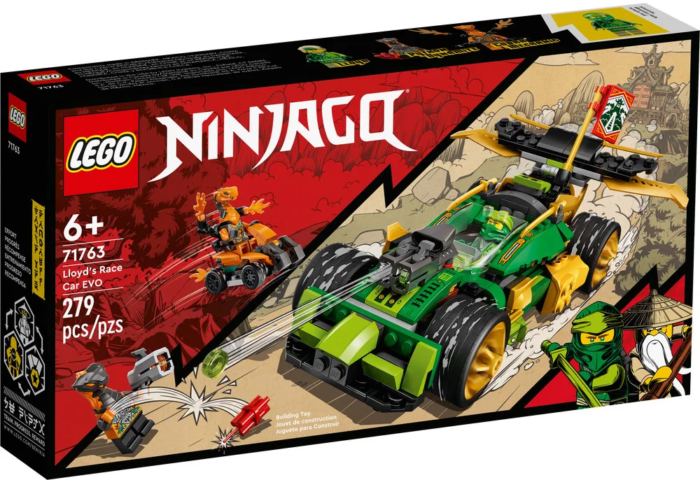 LEGO® Ninjago 71763 Auto da corsa di Lloyd – EVOLUTION - vue 2