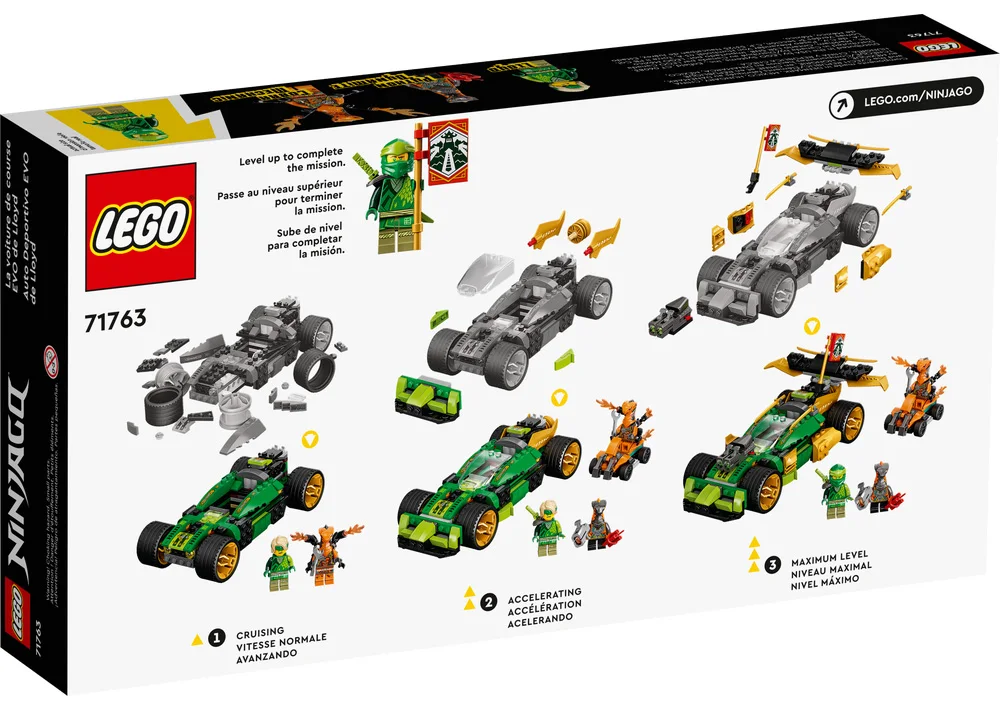 LEGO® Ninjago 71763 Auto da corsa di Lloyd – EVOLUTION - vue 5