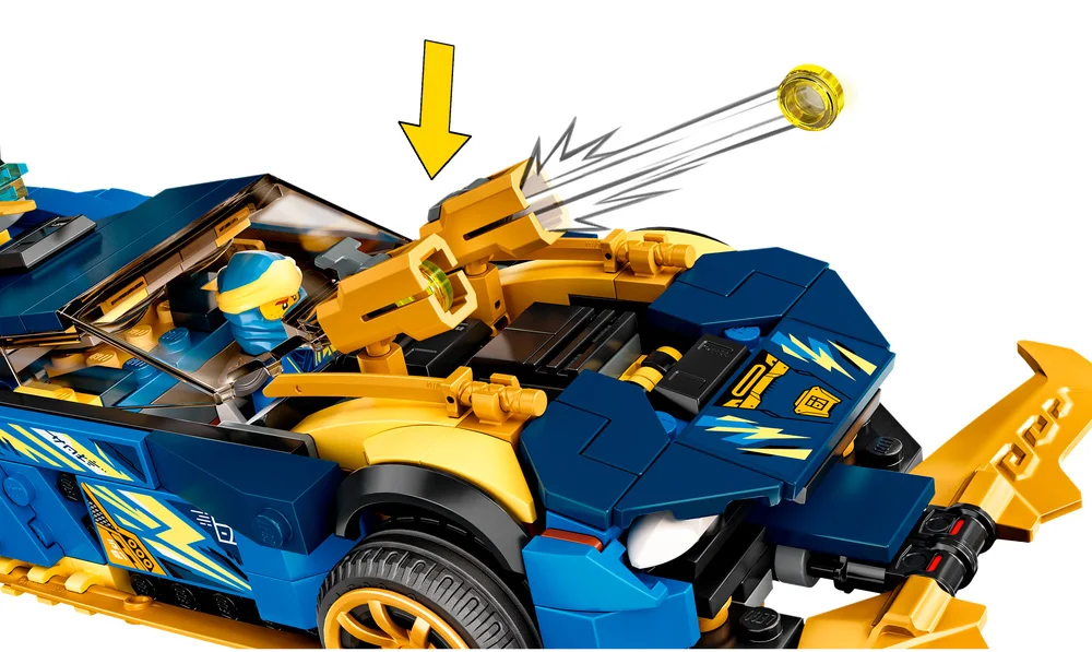 LEGO® Ninjago 71776 Auto da corsa di Jay e Nya – EVOLUTION - vue 5