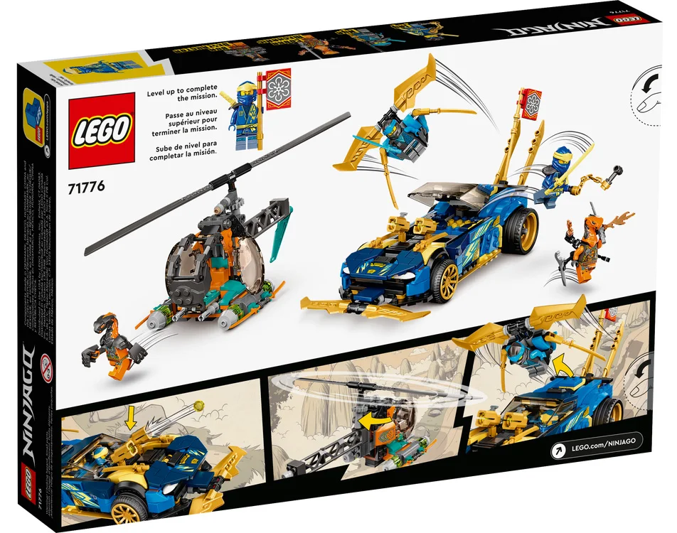 LEGO® Ninjago 71776 Auto da corsa di Jay e Nya – EVOLUTION - vue 8
