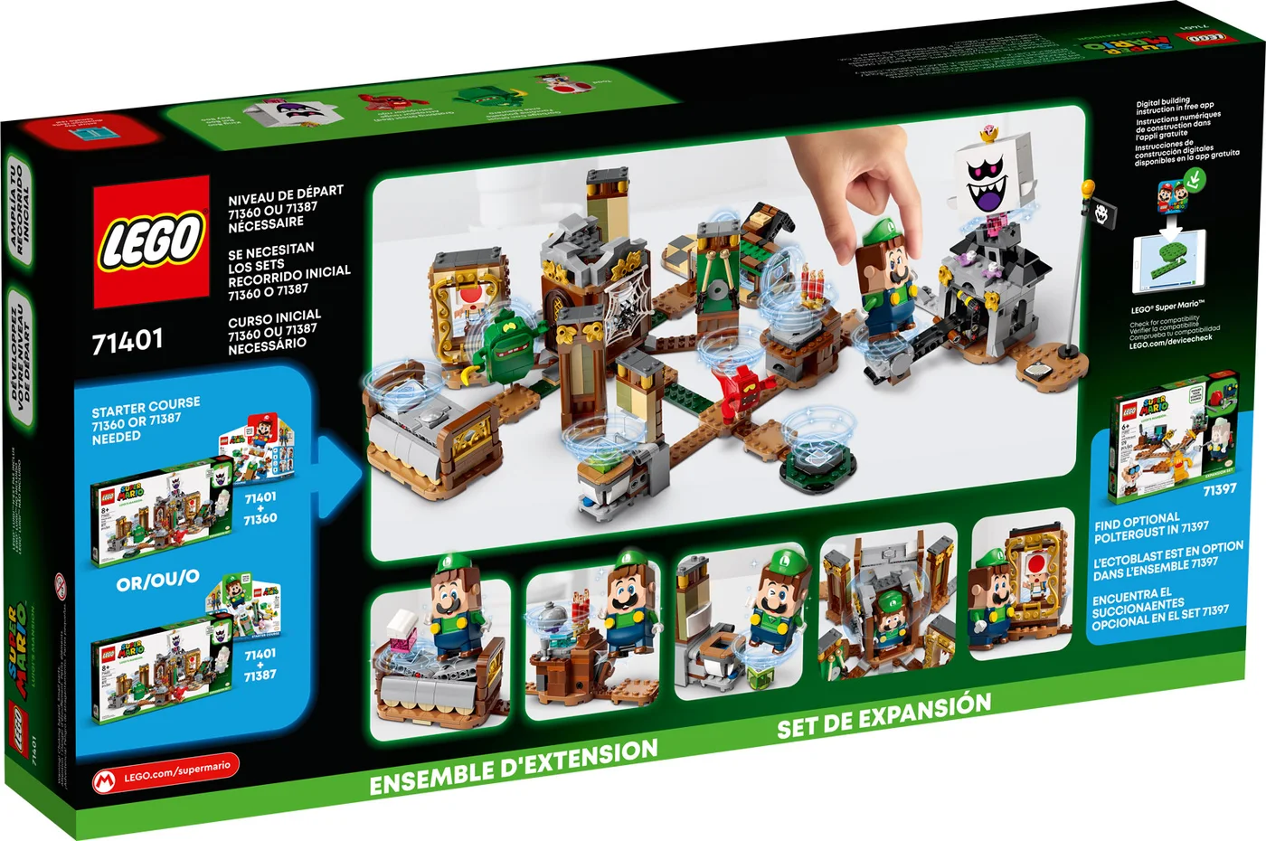 LEGO® Super Mario 71401 Caccia ai fantasmi di Luigi’s Mansion – Pacchetto di espansione - vue 14