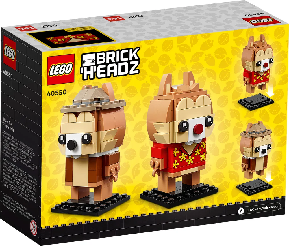 LEGO® BrickHeadz 40550 Chip e Dale - vue 7