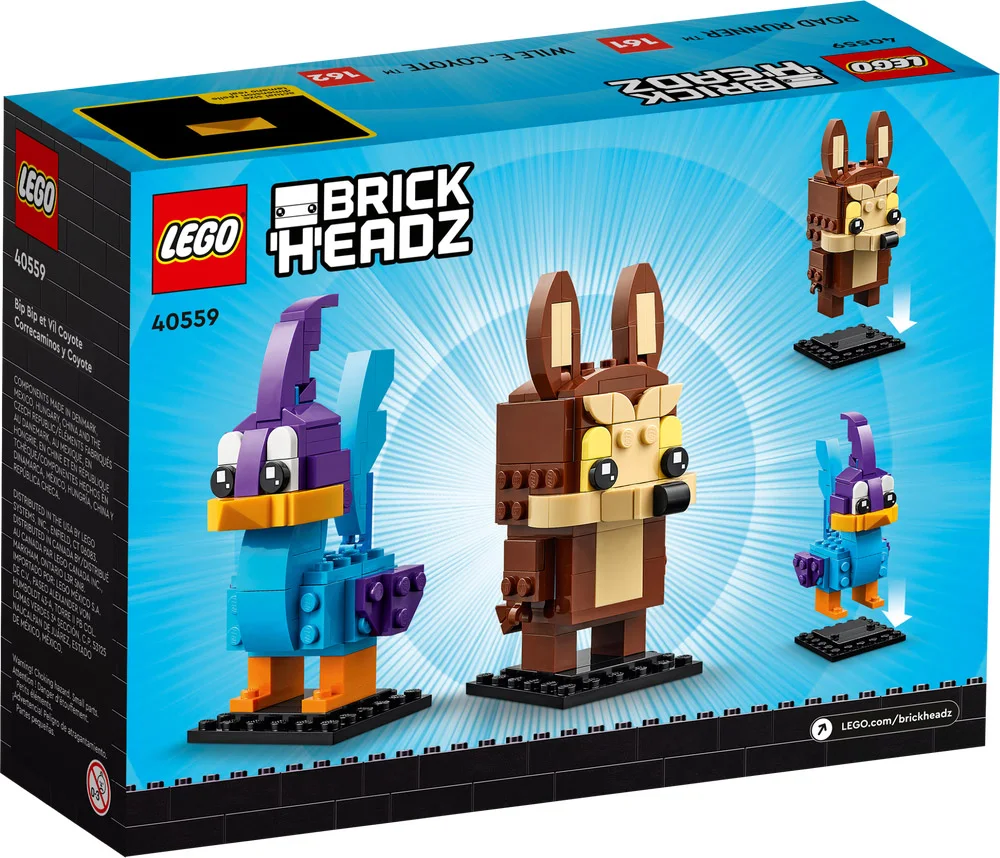 LEGO® BrickHeadz 40559 Beep Beep e Willy il Coyote - vue 6