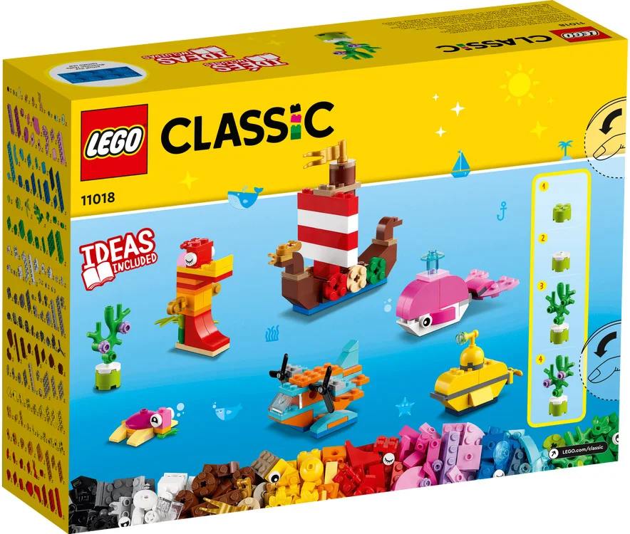LEGO® Classic 11018 Divertimento creativo sull’oceano - vue 12