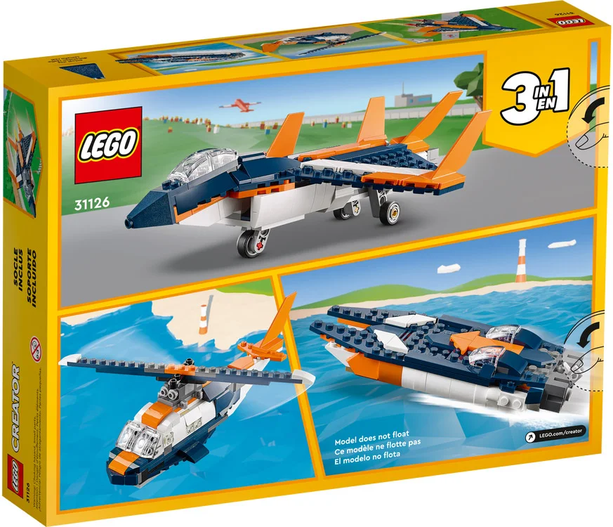 LEGO® Creator 31126 Jet supersonico - vue 9