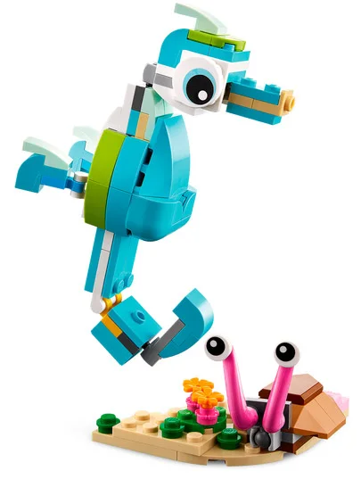 LEGO® Creator 31128 Delfino e tartaruga - vue 5