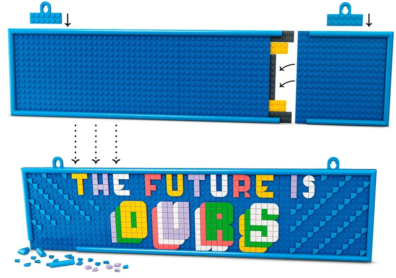 LEGO® DOTS 41952 Bacheca messaggi grande - vue 7