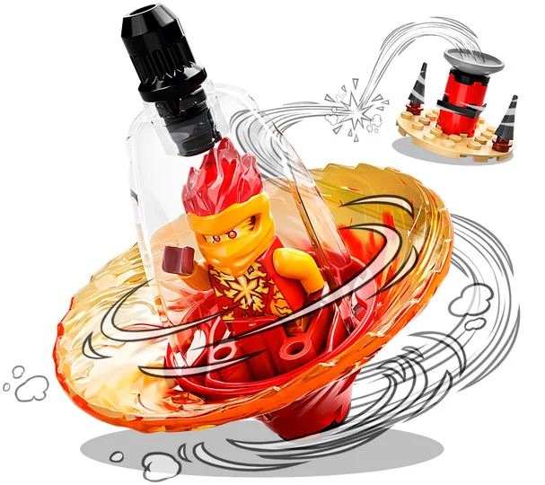 LEGO® Ninjago 70688 Addestramento ninja di Spinjitzu con Kai - vue 3