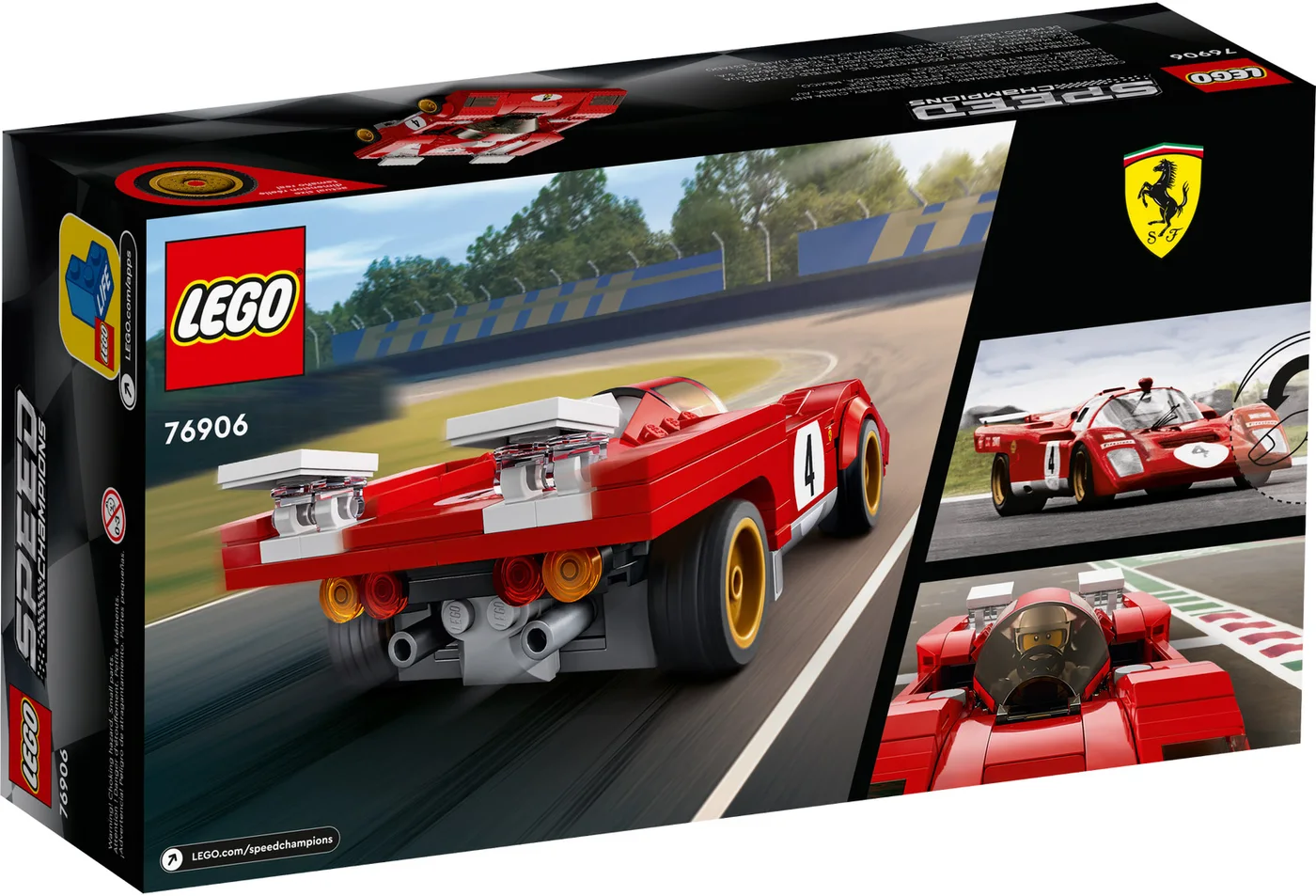 LEGO® Speed Champions 76906 1970 Ferrari 512 M - vue 3
