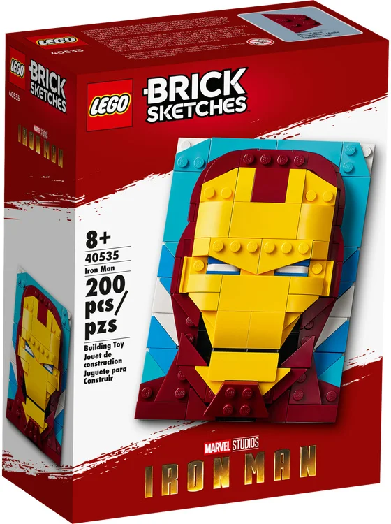 LEGO® Brick Sketches 40535 Iron Man - vue 2
