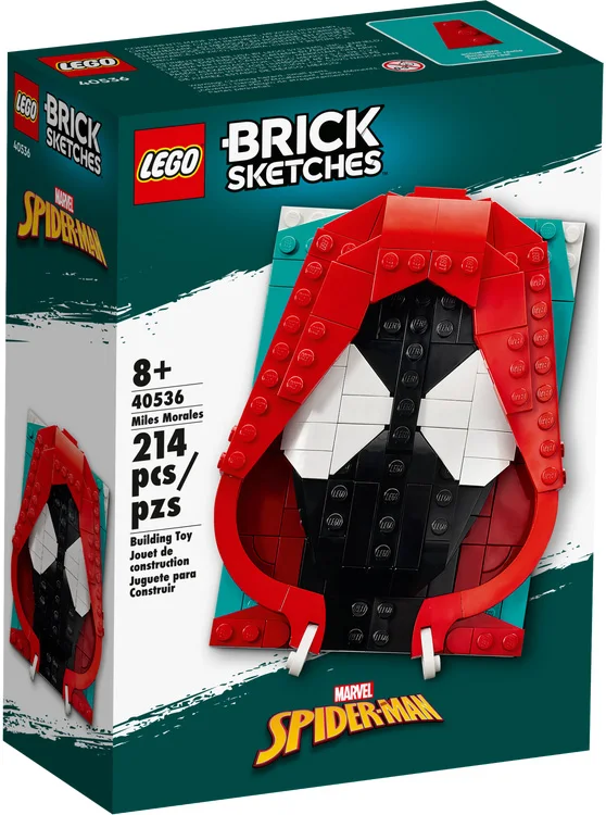 LEGO® Brick Sketches 40536 Miles Morales - vue 2
