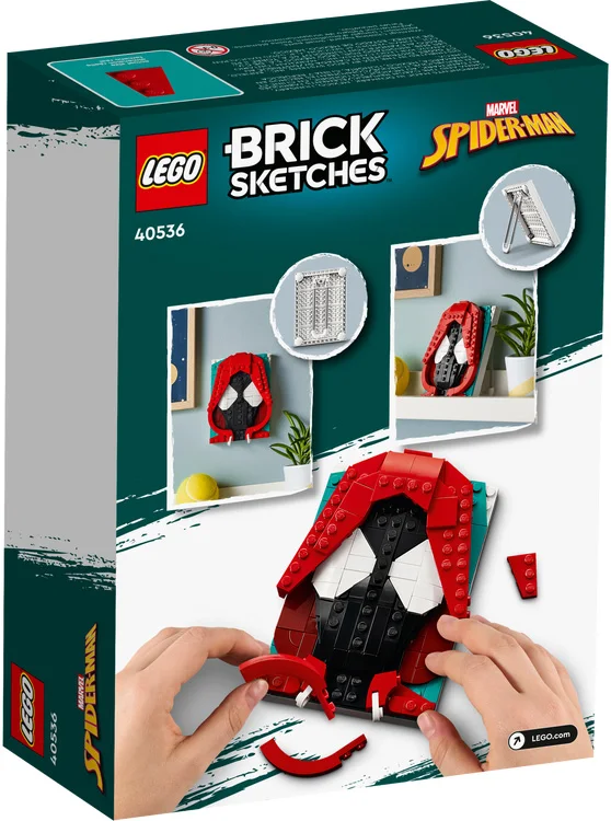 LEGO® Brick Sketches 40536 Miles Morales - vue 4