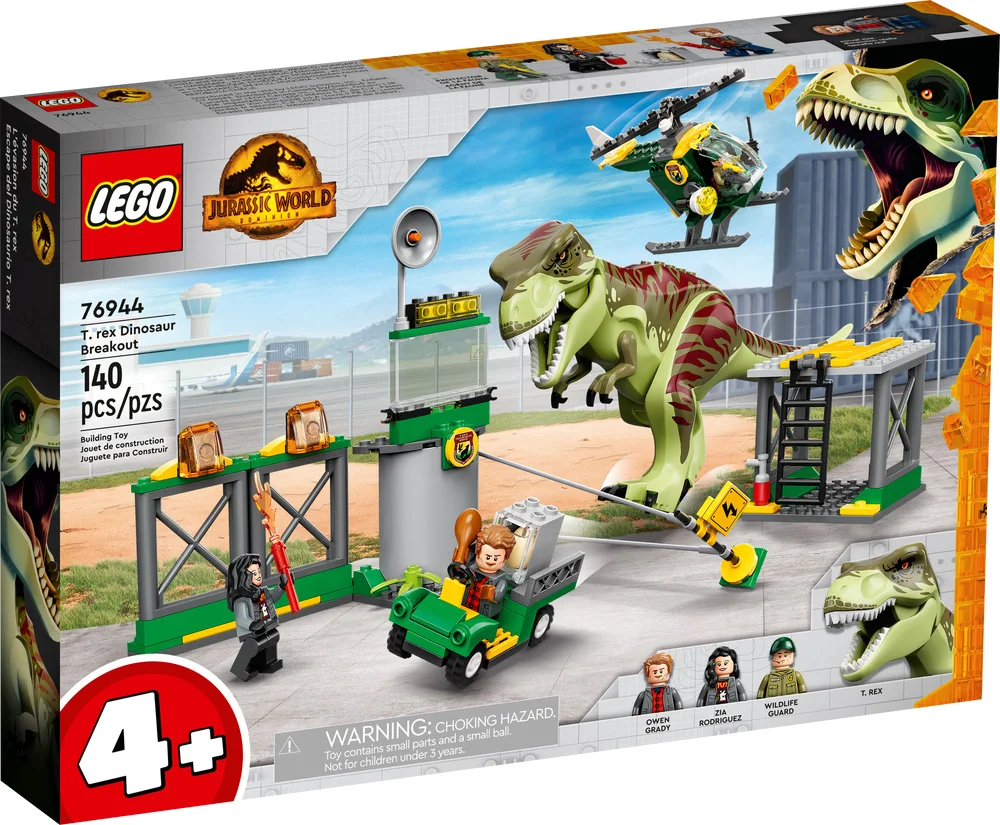 LEGO® Jurassic World 76944 La fuga del T. rex - vue 2