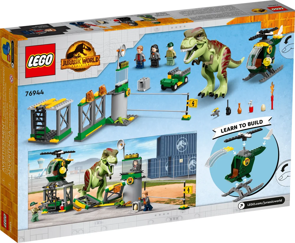 LEGO® Jurassic World 76944 La fuga del T. rex - vue 7