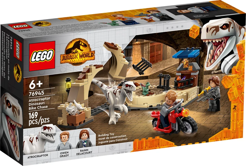 LEGO® Jurassic World 76945 Atrociraptor: inseguimento sulla moto - vue 2
