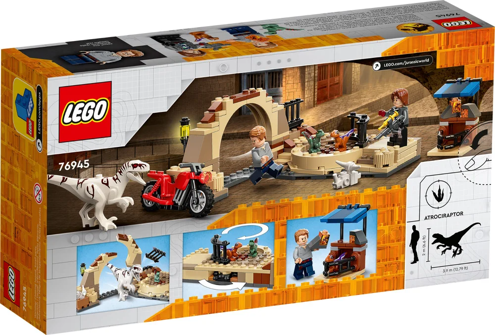 LEGO® Jurassic World 76945 Atrociraptor: inseguimento sulla moto - vue 7