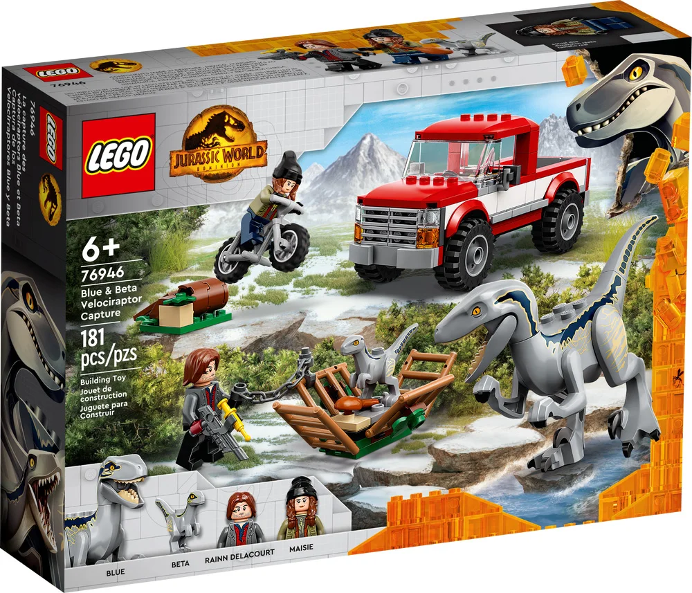 LEGO® Jurassic World 76946 La cattura dei Velociraptor Blue e Beta - vue 2