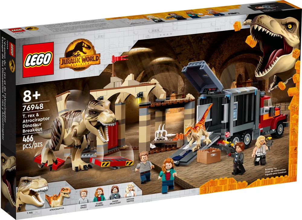 LEGO® Jurassic World 76948 La fuga del T. rex e dell’Atrociraptor - vue 2