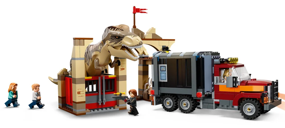 LEGO® Jurassic World 76948 La fuga del T. rex e dell’Atrociraptor - vue 3