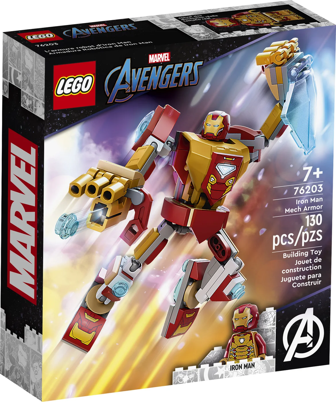 LEGO® Marvel 76203 Armatura Mech Iron Man - vue 6