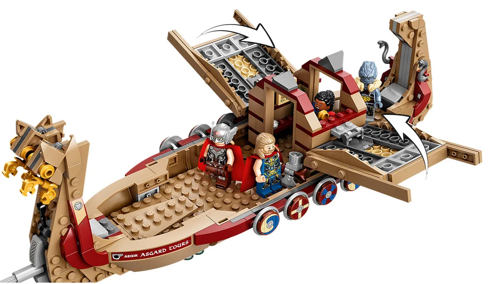 LEGO® Marvel 76208 Drakkar di Thor - vue 5