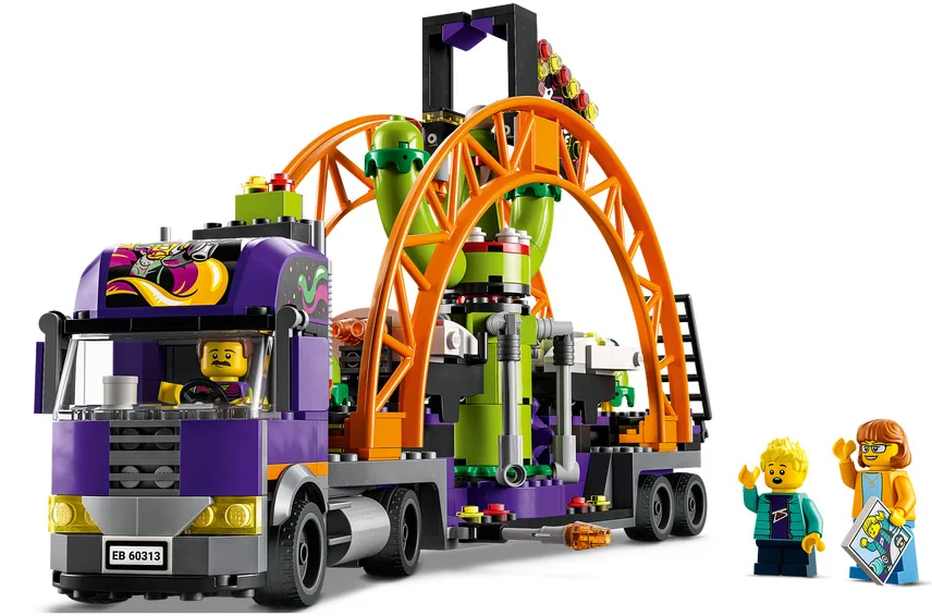 LEGO® City 60313 Il camion della giostra spaziale - vue 3