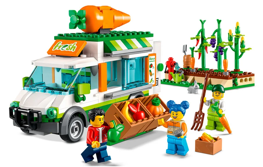 LEGO® City 60345 Il furgone del fruttivendolo - vue 3