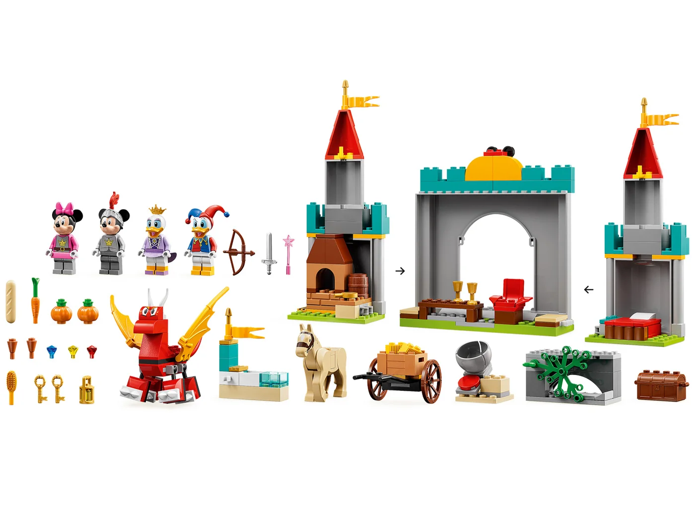 LEGO® Disney 10780 Topolino e i suoi amici Paladini del castello - vue 3
