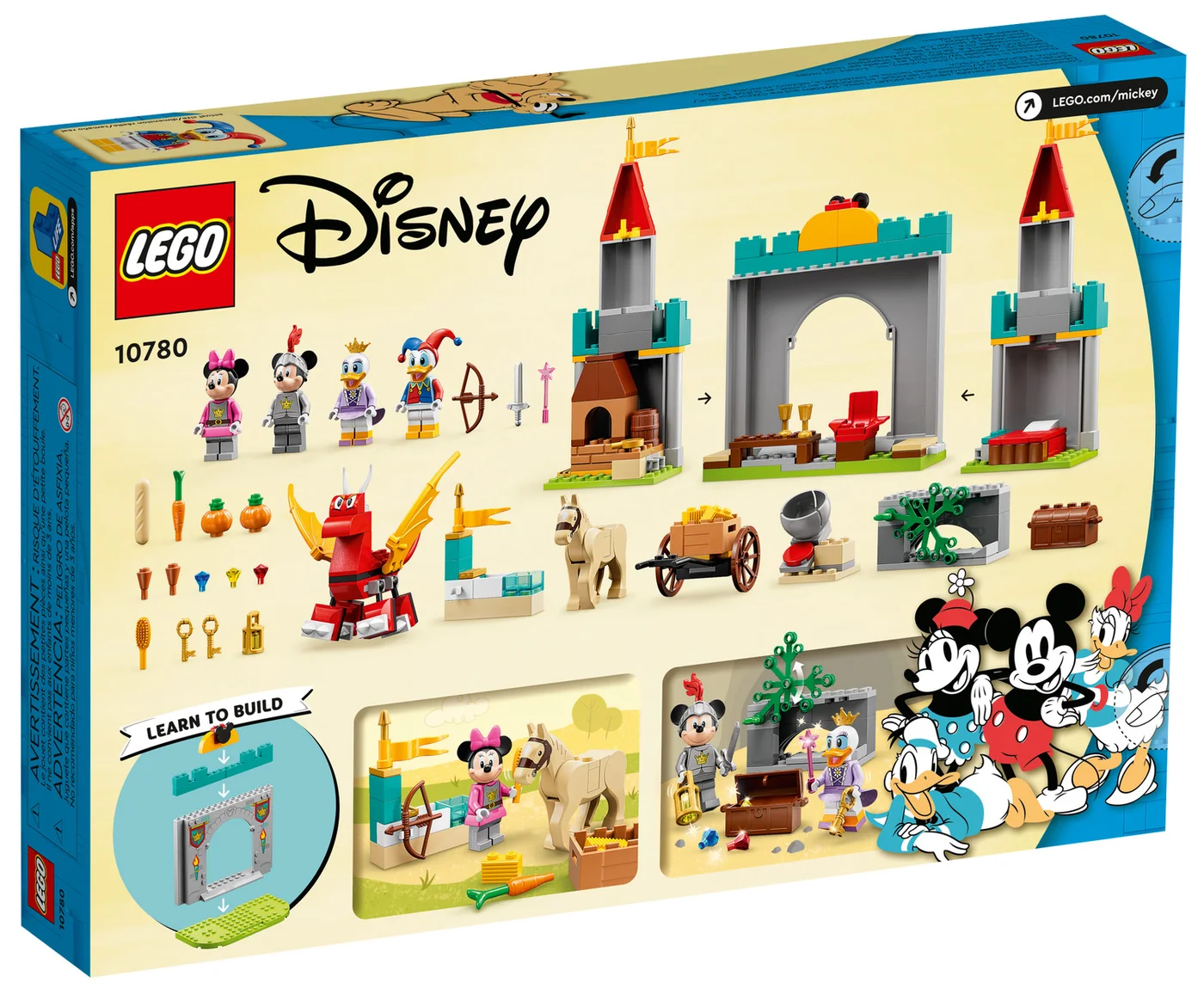 LEGO® Disney 10780 Topolino e i suoi amici Paladini del castello - vue 7