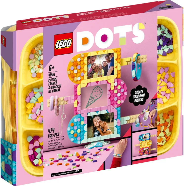 LEGO® DOTS 41956 Cornici e braccialetto – Gelato - vue 2