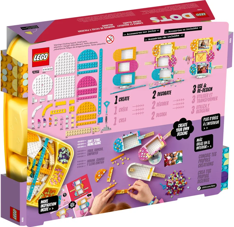 LEGO® DOTS 41956 Cornici e braccialetto – Gelato - vue 6