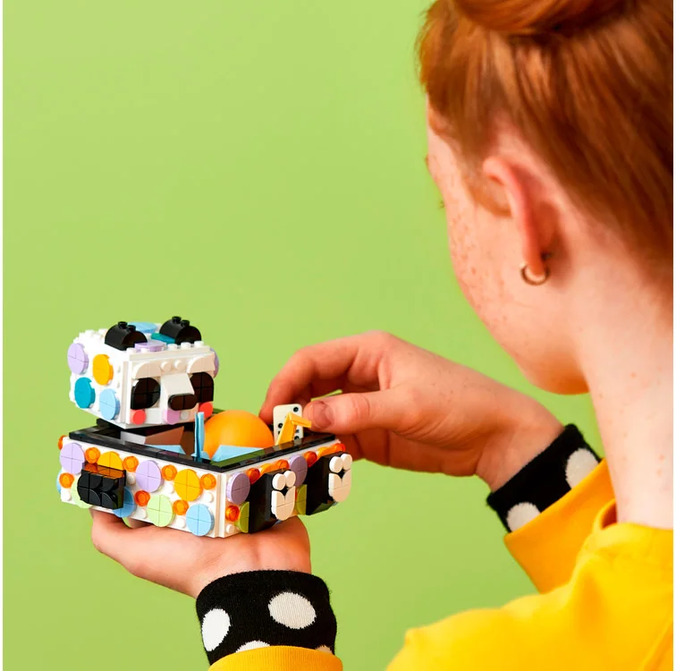 LEGO® DOTS 41959 Il Simpatico Panda portaoggetti - vue 9