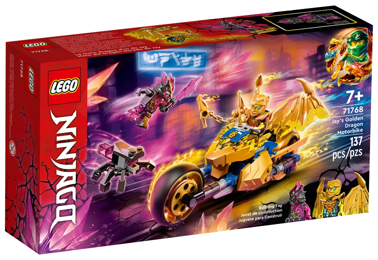 LEGO® Ninjago 71768 Moto Drago d’Oro di Jay - vue 2