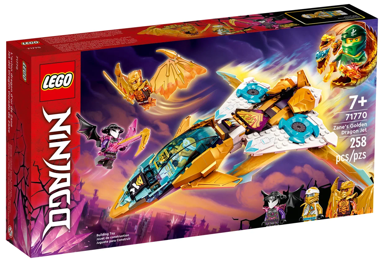 LEGO® Ninjago 71770 Il jet dragone d’oro di Zane - vue 2