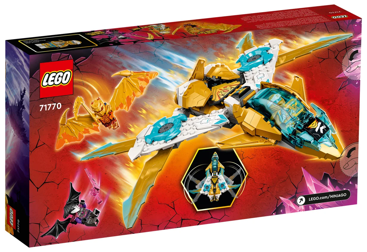 LEGO® Ninjago 71770 Il jet dragone d’oro di Zane - vue 5