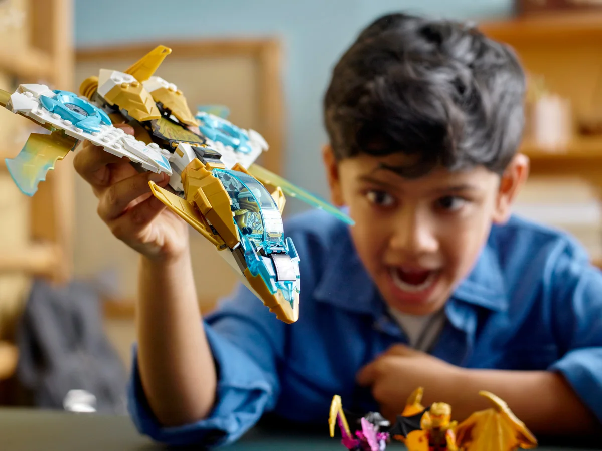 LEGO® Ninjago 71770 Il jet dragone d’oro di Zane - vue 6