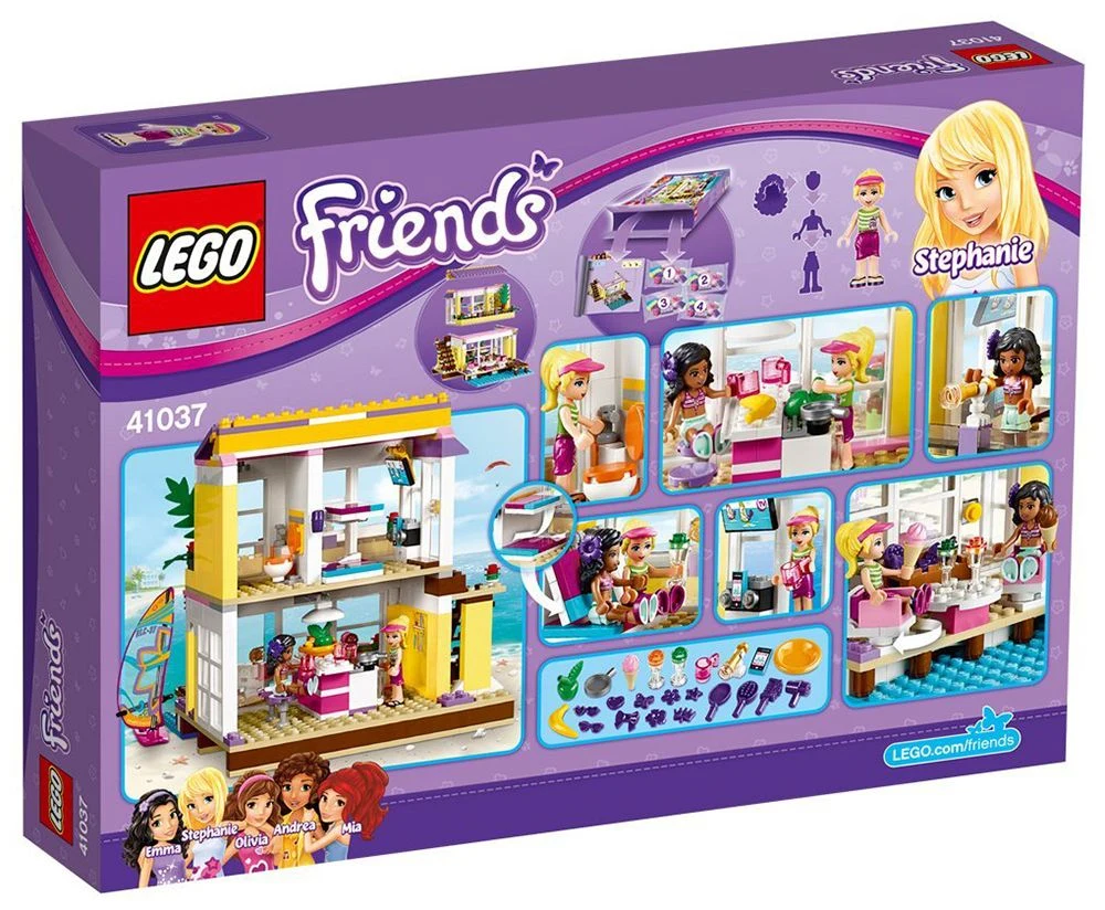 LEGO Friends 41037 La Casa sulla Spiaggia di Stephanie - vue 2