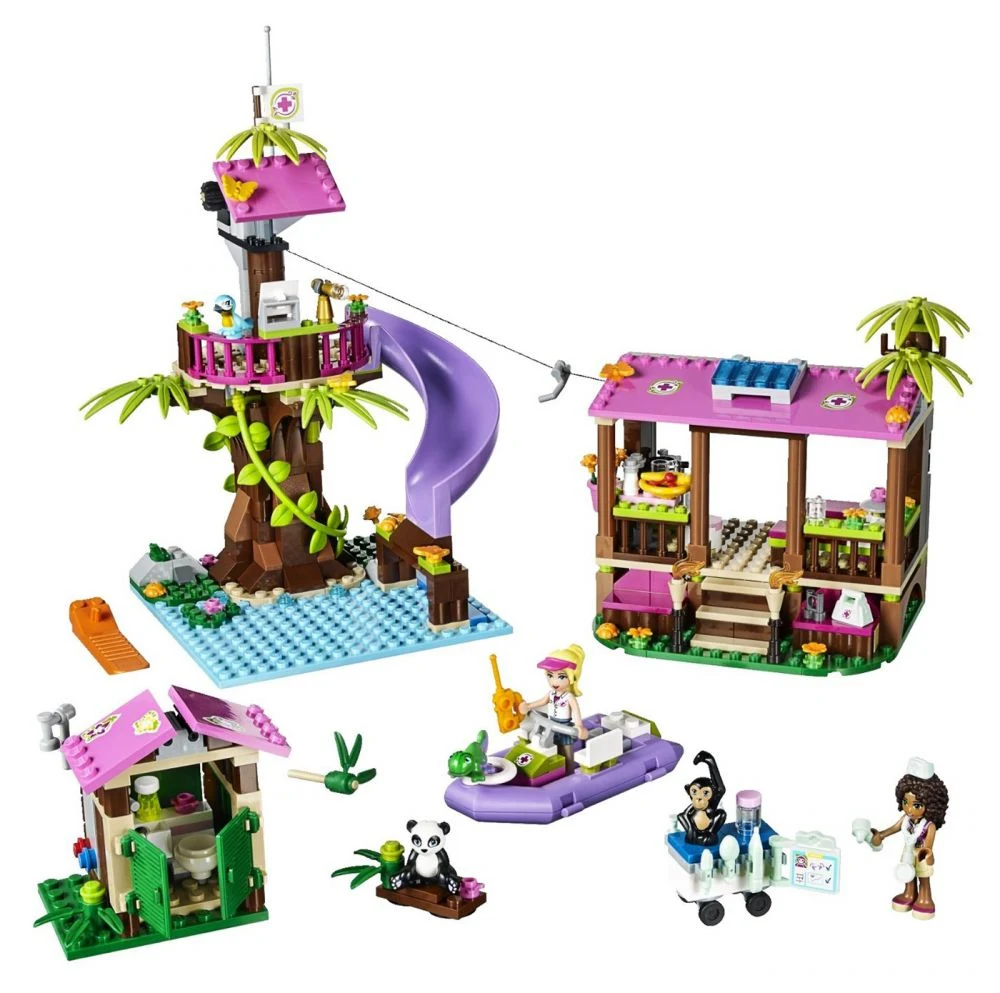 LEGO Friends 41038 Base di Soccorso Tropicale - vue 3