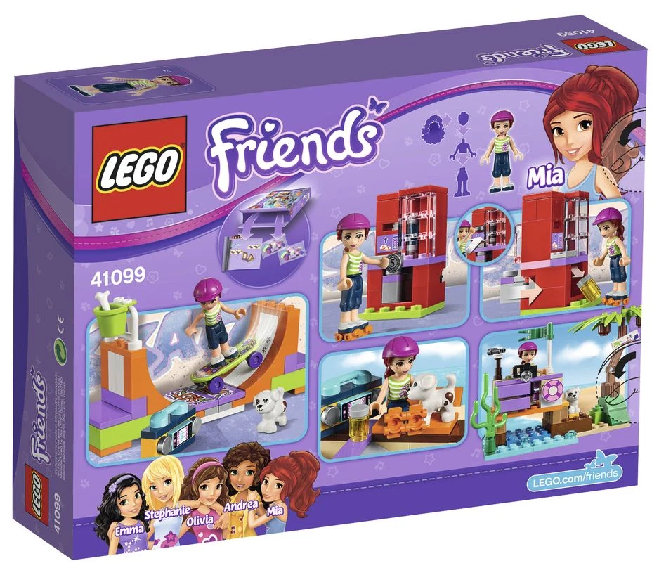 LEGO® Friends 41099 Lo Skate Park di Heartlake - vue 2